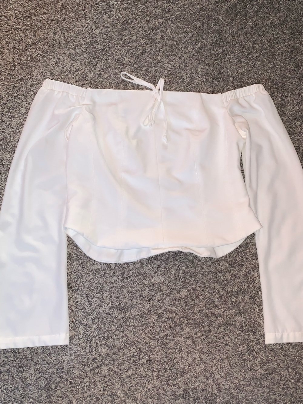 Beverly & Beck White Off Shoulder Top